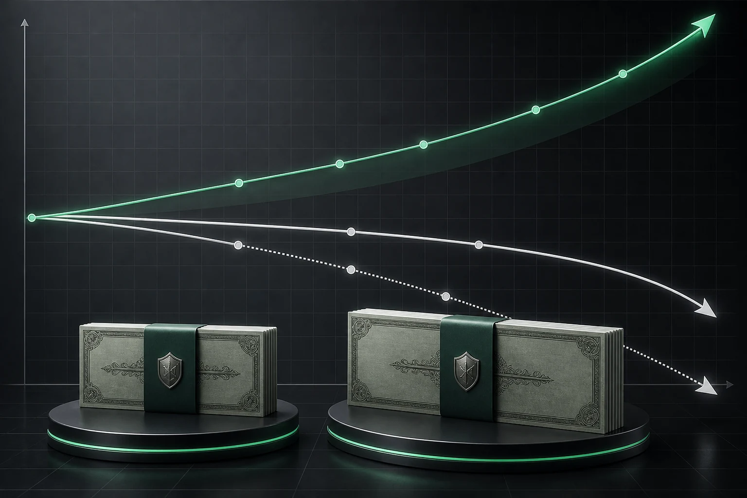 Обратная связь между требуемой доходностью и ценой облигации с разной дюрацией