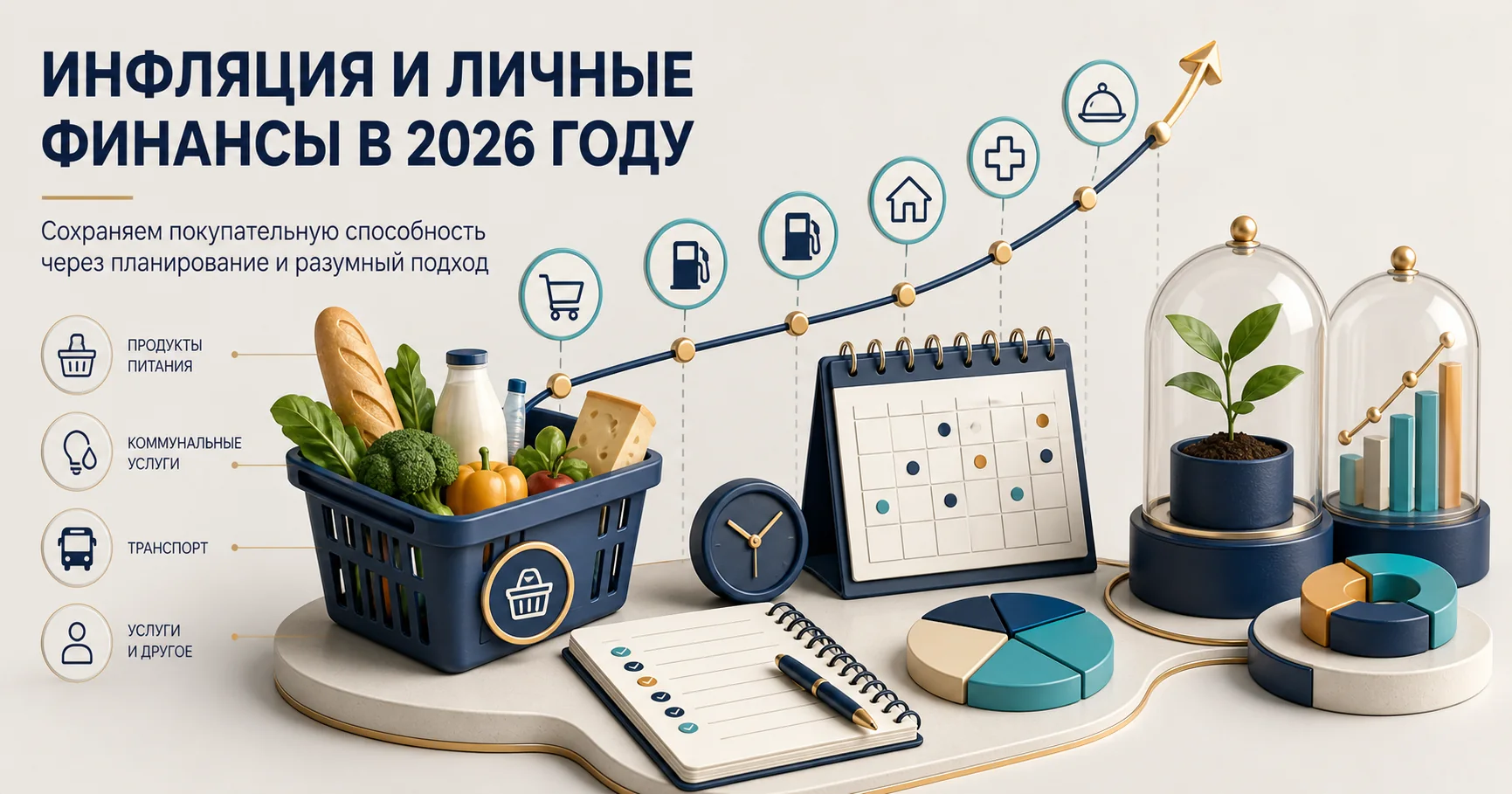 Инфляция, семейная потребительская корзина, бюджет и система личных финансов